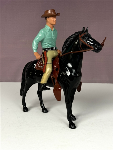 1959 "Josh Randall" <em>Wanted: Dead or Alive</em> Western Hartland Statue - Complete w/Hat, Saddle and Gun