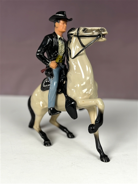 1960s "Brett Maverick" <em>Maverick</em> Western Hartland Statue - Incl. Complete Accessories