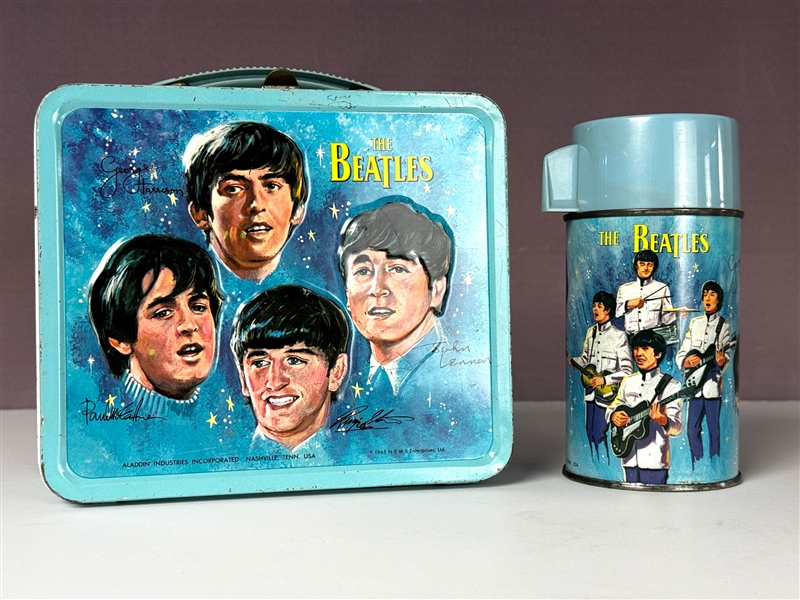 1965 The Beatles Lunchbox with Thermos from Aladdin Industries