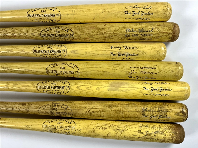 1960s - 1970s New York Yankees "Bat Day" Collection of 21 Different Incl. Roger Maris, Thurman Munson and Others