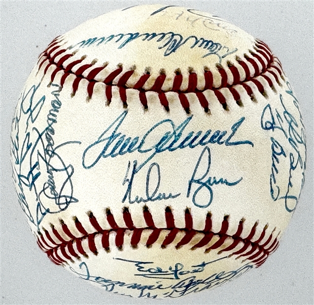 1969 New York "Miracle" Mets Team Signed Reunion Baseball with 31 Signatures Incl. Nolan Ryan and Tom Seaver (Beckett Authentic)