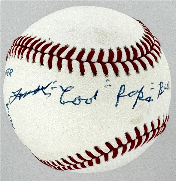 James "Cool Papa" Bell Single Signed OAL (Brown) Baseball (Beckett Authentic)