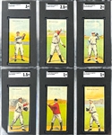 1911 T201 Mecca Double Folders Collection (21) Incl. Seven SGC-Graded Hall of Famers