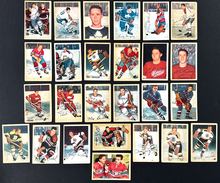 1953 Parkhurst Hockey Collection (26) Incl. Hall of Famers 