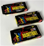 1971 Topps Basketball Display Box Trio (3)