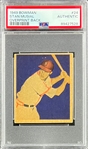 1949 Bowman #24 Stan Musial Overprint Back - PSA Authentic