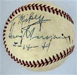 President Harry S. Truman Signed Baseball Inscribed to Red Sox Pitcher Mickey Harris (Beckett Authentic) 