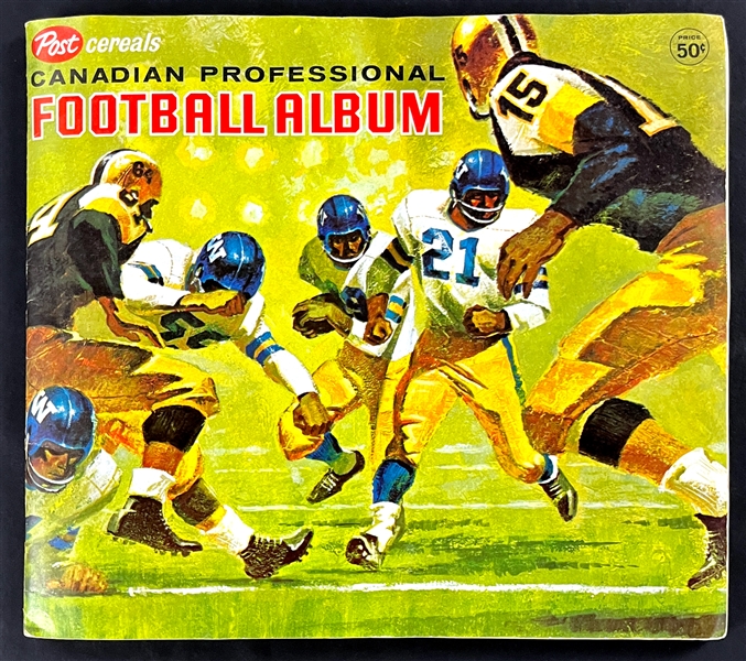 1963 Post Cereal CFL Football Complete Set Mounted in Original Album (160)