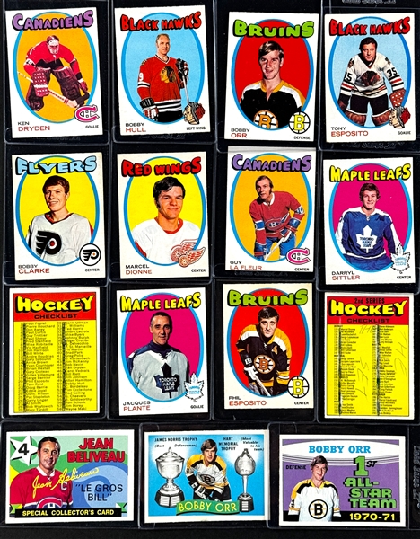 1971-72 O-Pee-Chee Hockey Complete Set (264)