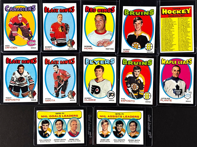 1971-72 Topps Hockey Complete Set (132)