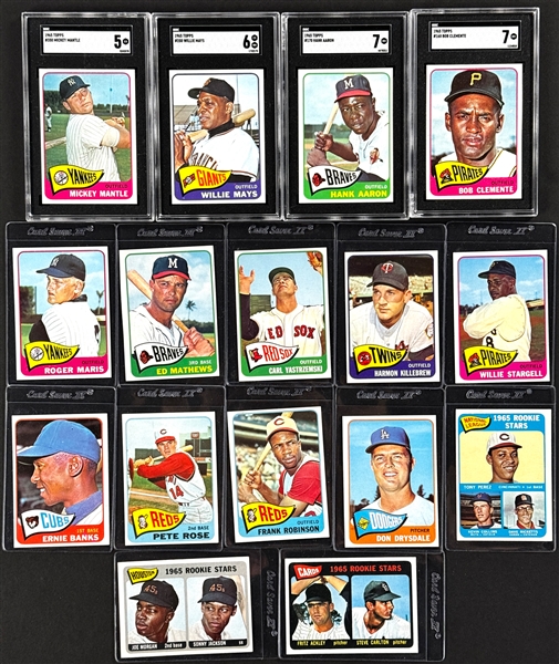 1965 Topps Baseball Near Set (557/598)