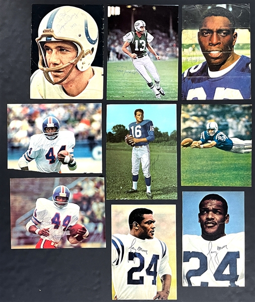 Football Hall of Famers and Stars Signed 8x10 Magazine Photos Collection (34) (Beckett Authentic)