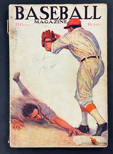 October 1912 <em>Baseball Magazine</em> Early Issue