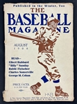 August 1908  <em>Baseball Magazine</em> Vol. 1 #4 First Year of Publication