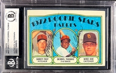 1972 Topps Baseball Signed Card Collection (7) (Beckett Authentic)