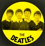 1964-65 Beatles Pinback Possibly from Shea Stadium Concert