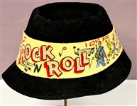 1950s "Rock N Roll" Elvis Presley Felt Hat - Unlicensed Product with Obvious Elvis Image