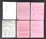 1970s Elvis Presley Concert Soundboard Log and Joan Deary RCA Correspondence (9 Pieces)