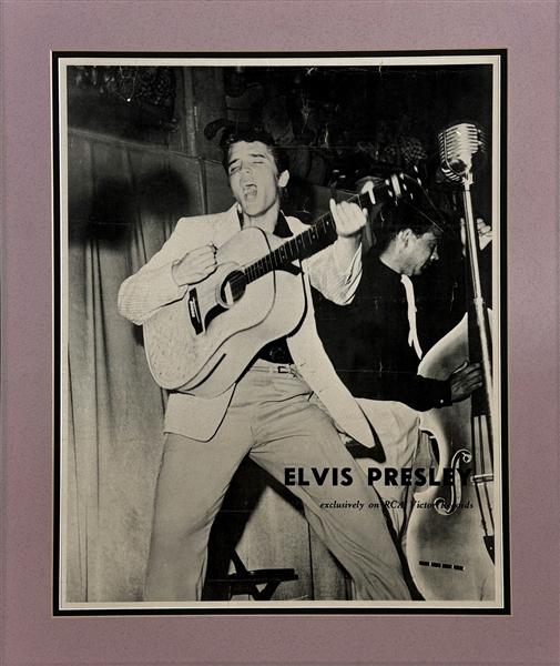 1956 Elvis Presley RCA Record Store Poster - His Earliest RCA Promotional Posters