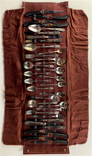 Elvis Presleys Full Set of "Rogers" Formal Silverware from Graceland - From The Collection of Graceland Maid Nancy Rooks