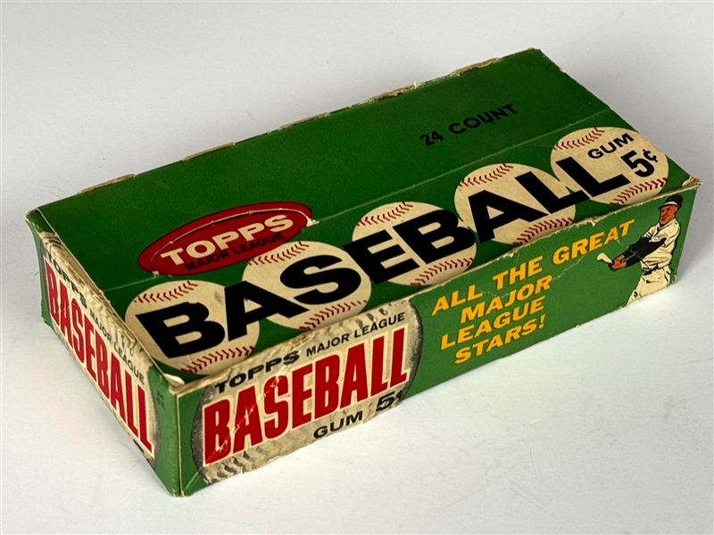 1962 Topps Baseball 5 cent Display Box