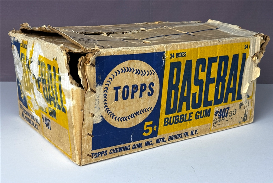 1963 Topps Baseball 5 cent Shipping Case