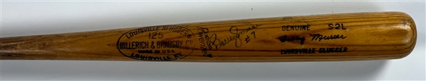 1977-79 Bobby Murcer Signed "#7" Chicago Cubs H&B Louisville Slugger Model S2L Game Used Bat (Beckett Authentic)