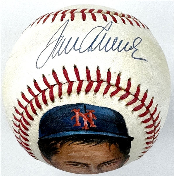 Tom Seaver Signed Portait Baseball (Beckett Authentic)