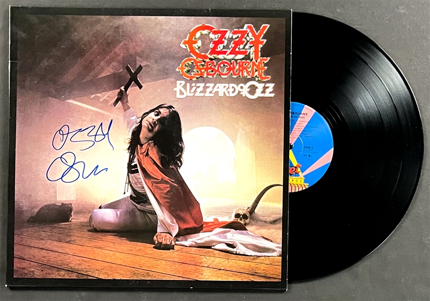 Ozzy Ozbourne Signed <em>Blizzard of Oz</em> LP (Beckett Authentic)