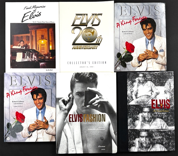 Elvis Presley Books Signed by Authors (15) Incl. June Jaunico, Bill E. Burk and Others (Beckett Authentic)