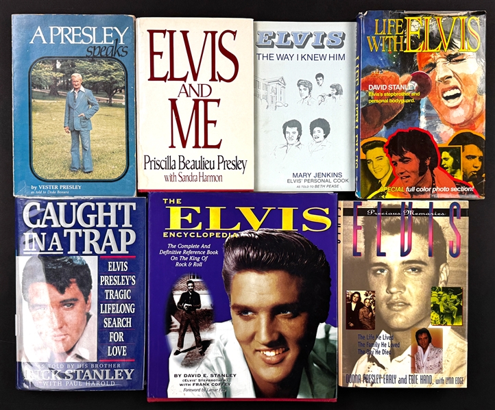 Elvis Uncle Vester Presley Signed Books (4) Incl. <em>A Presley Speaks</em> Boxed Set (Beckett Authentic)