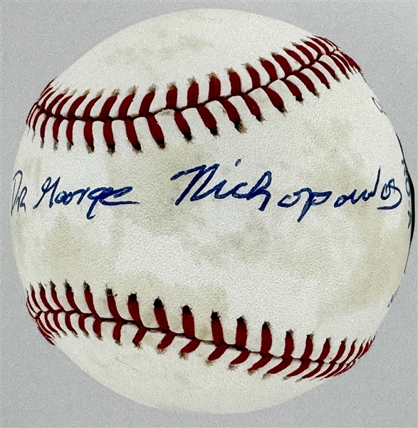 Dr. Nick (Elvis Presleys Doctor) Single Signed Baseball (Beckett Authentic)