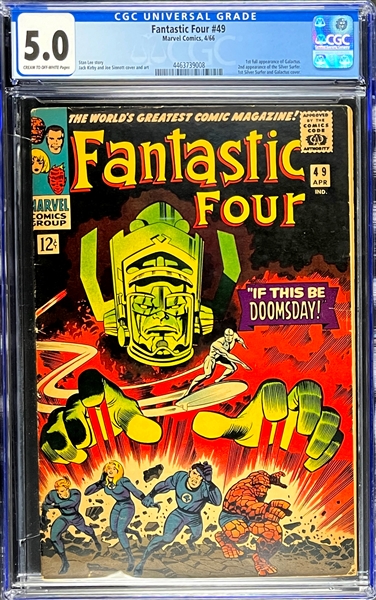 Fantastic Four #49 (Marvel, 1966) CGC VG/FN 5.0 - Galactus Cover