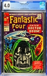 Fantastic Four #57 (Marvel, 1966) CGC VG 4.0 - Doctor Doom Cover