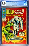 Tales to Astonish #93 (Marvel, 1967) CGC FN/VF 7.0 - Hulk vs. Silver Surfer Battle!