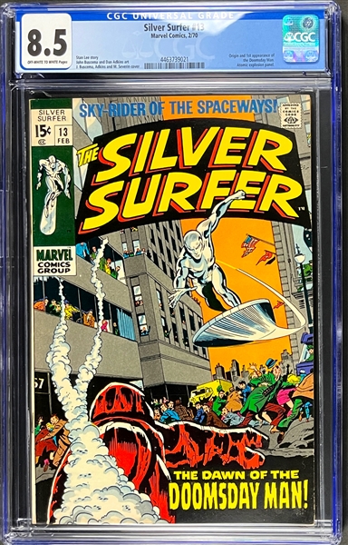 Silver Surfer #13 (Marvel, 1970) CGC VF+ 8.5 - First App. Doomsday Man