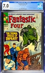 Fantastic Four #58 (Marvel, 1967) CGC VF/FN 7.0 - Doctor Doom and Silver Surfer Appearance