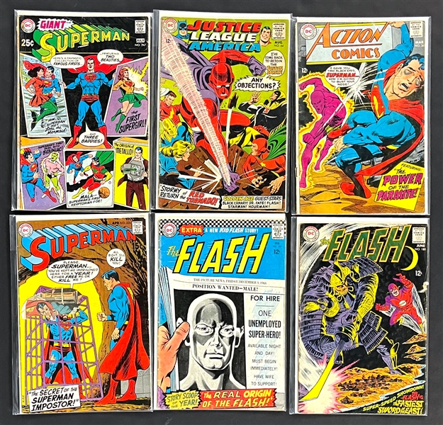 1960s DC Superman, Flash and Action Comics (6)