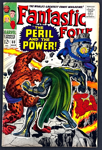 Fantastic Four #60 (Marvel, 1967) - Doctor Doom, Silver Surfer, and Inhumans appearance.