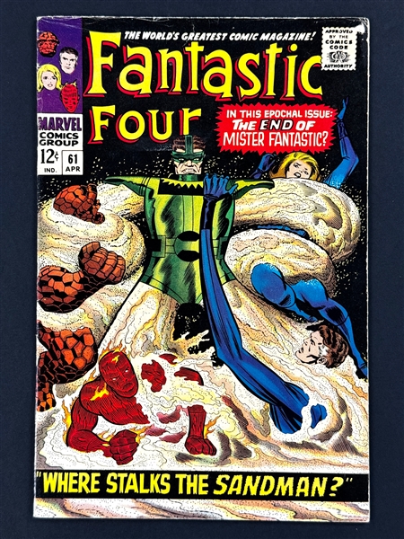 Fantastic Four #61 (Marvel, 1967) - Doctor Doom, Silver Surfer, and Inhumans appearance.