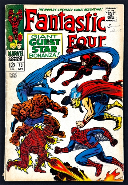 Fantastic Four #73 (Marvel, 1968) - Jack Kirby artwork.