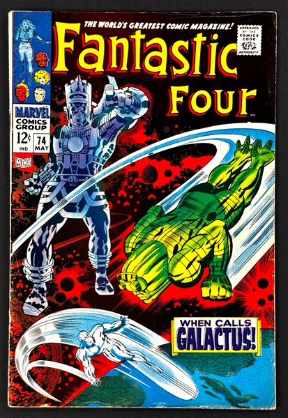 Fantastic Four #74 (Marvel, 1968) - Doctor Doom, Silver Surfer appearance.