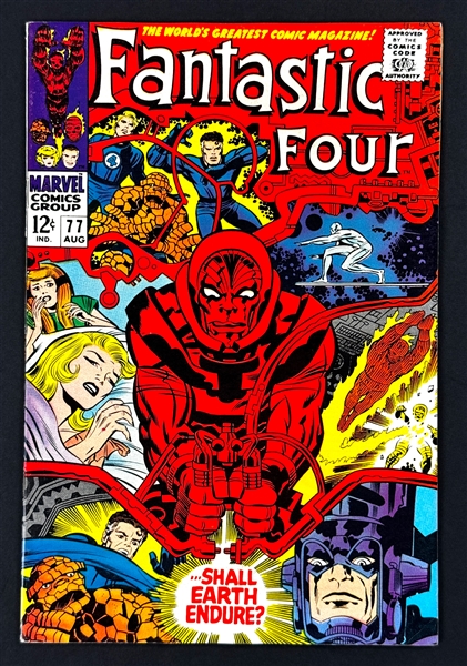 Fantastic Four #77 (Marvel, 1968) - Silver Surfer and Galactus appearance.