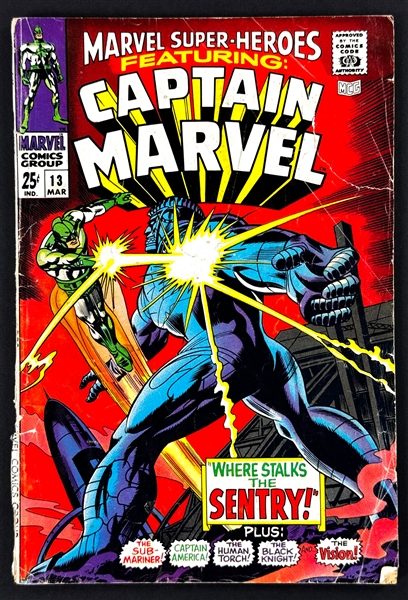 Marvel Super-Heroes #13 (Marvel, 1968) - First Appearance of Carol Danvers