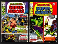 Marvel Super-Heroes #2 and #26 (Marvel, 1968) - Hulk, X-Men and Daredevil