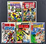 Silver Age Marvel Comics Group (7) Incl. Iron Man, Fantastic Four and Others