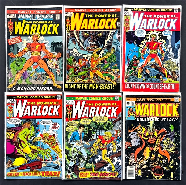 Warlock Group (6) Incl. Warlock #1 and Marvel Premiere #1