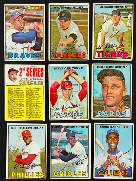 1967 Topps Baseball Near Set (475/609)