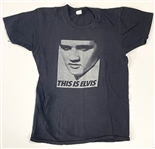 1981 <em>This is Elvis</em> Record Store Poster and Rarely-Seen Promotional T-Shirt (2)