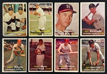 1957 Topps Baseball Near Set (368/407)